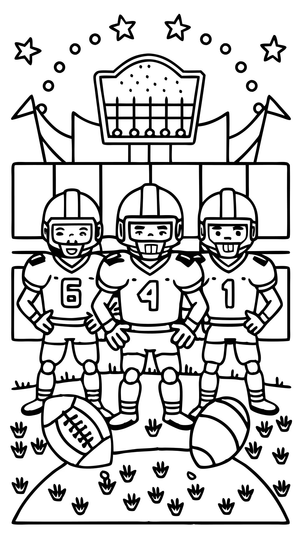 coloriage de football